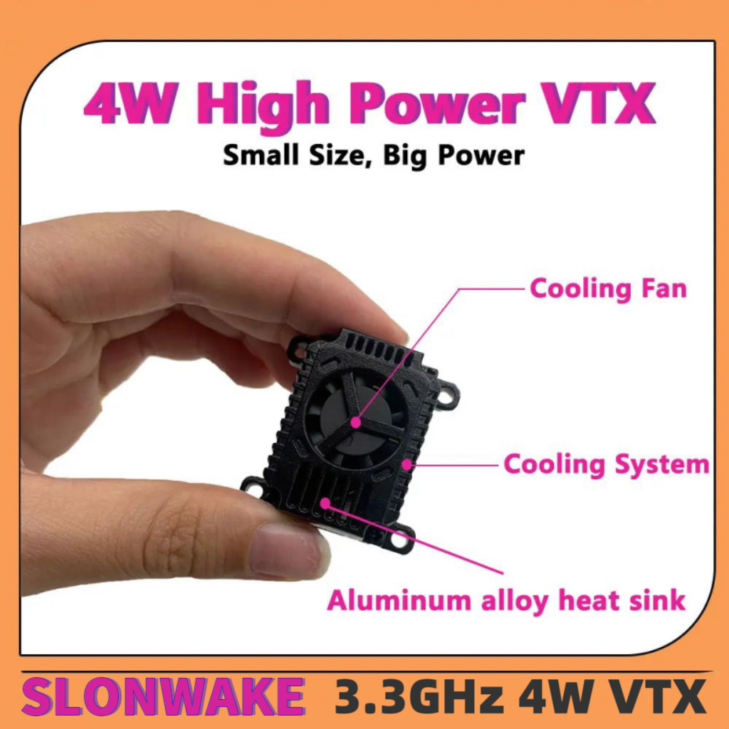SLONWAKE FPV 3.3G 16CH 4000mW  - Fpv Drone Transmitter avis et prix