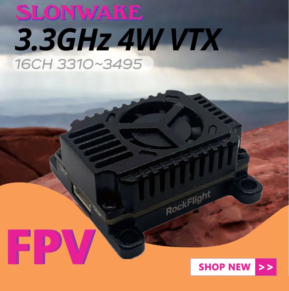 SLONWAKE FPV 3.3G 16CH 4000mW  - Fpv Drone Transmitter avis et prix