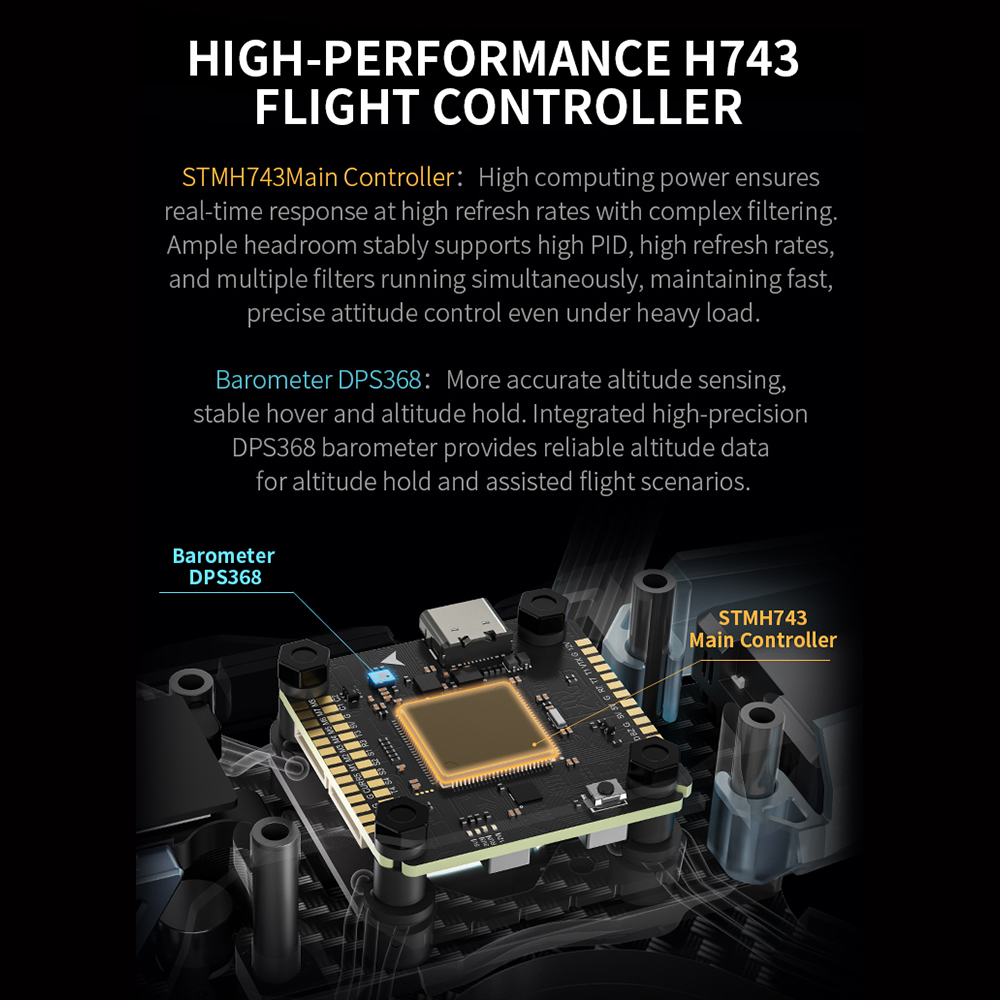 Axisflying H743 PRO Flight Con - Fpv Drone Flight Controller avis et prix