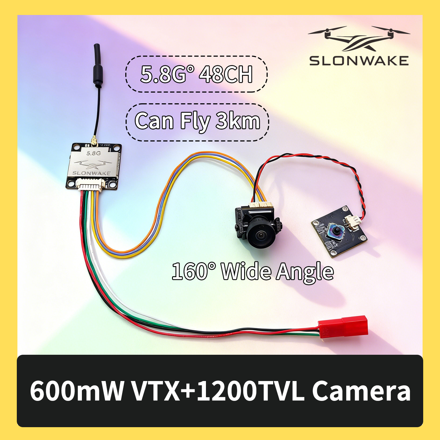 SLONWAKE 5.8G 600mW 7-24V FPV  - Fpv Drone Transmitter avis et prix