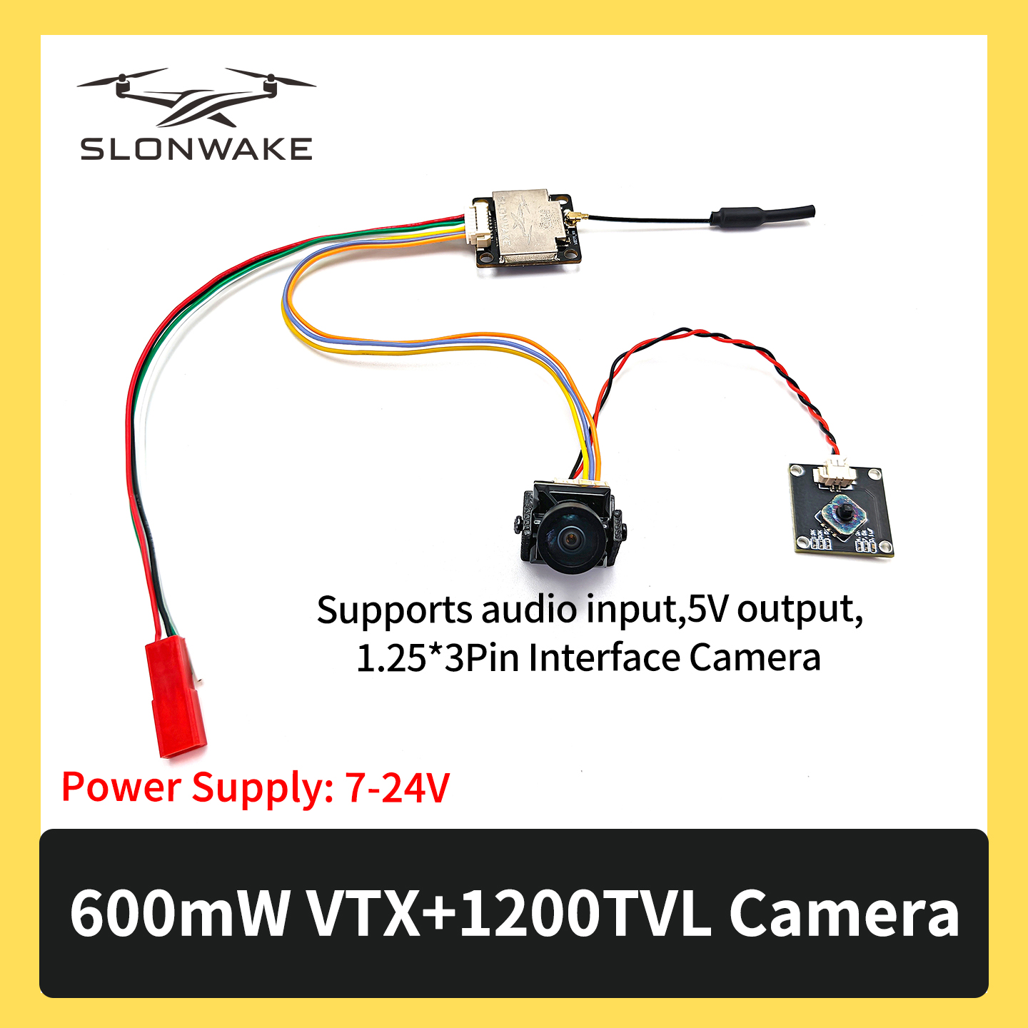 SLONWAKE 5.8G 600mW 7-24V FPV  - Fpv Drone Transmitter avis et prix