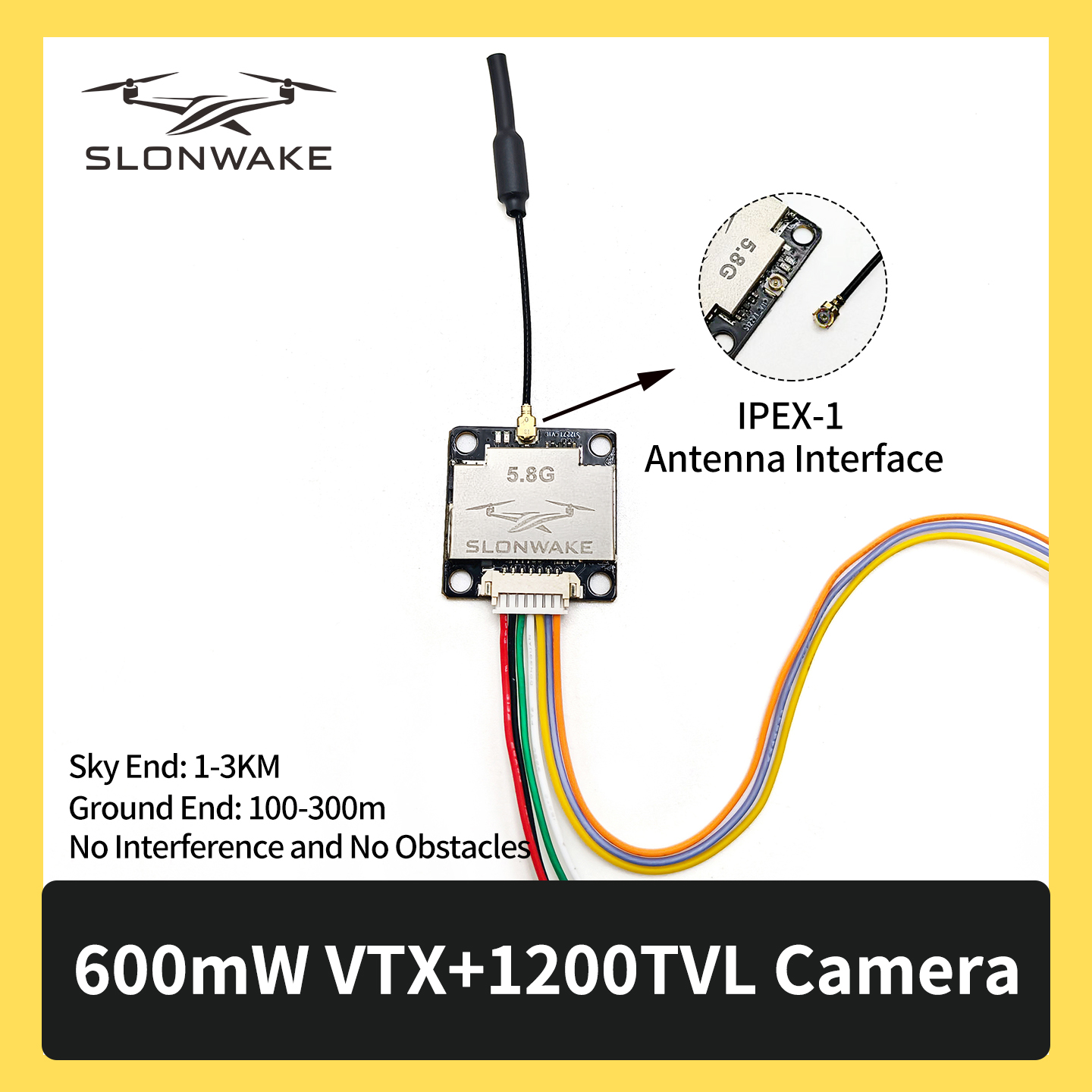 SLONWAKE 5.8G 600mW 7-24V FPV  - Fpv Drone Transmitter avis et prix