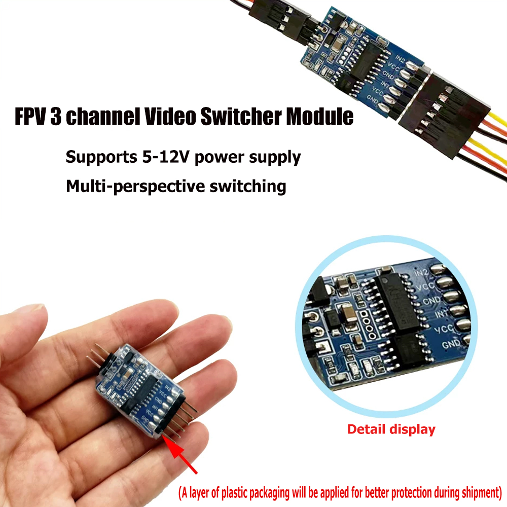 5.8G 3 Channel Video Switcher  - Fpv Drone Camera avis et prix