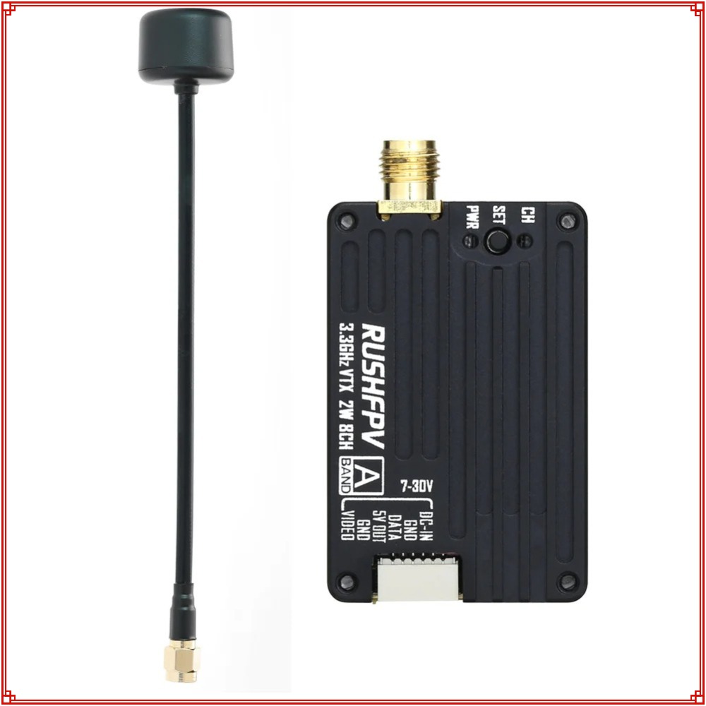 2026 New RUSHFPV 3.3G 2W VTX T - Fpv Drone Transmitter avis et prix