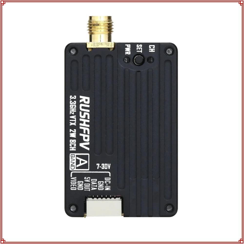 2026 New RUSHFPV 3.3G 2W VTX T - Fpv Drone Transmitter avis et prix