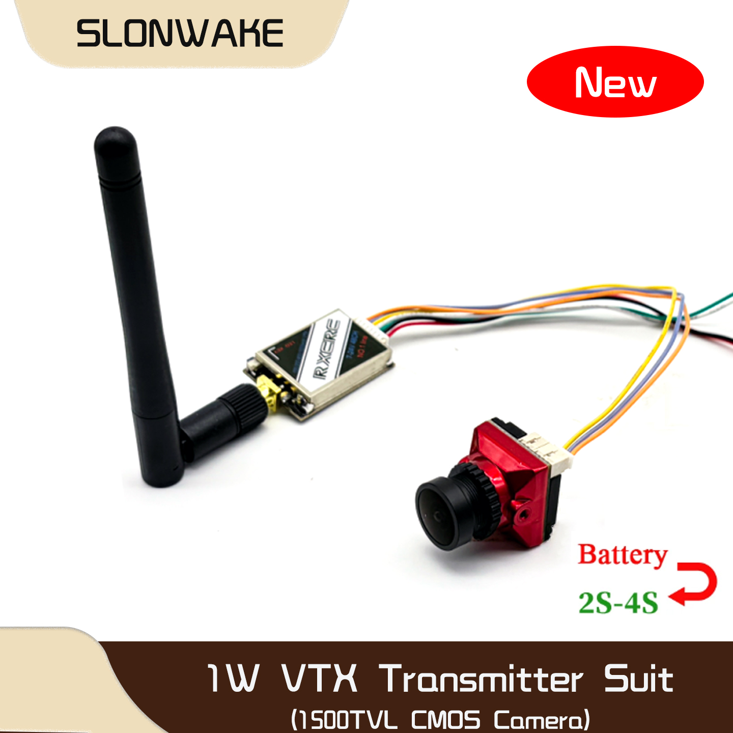 SLONWAKE  5.8G 48CH 1W VTX 100 - Fpv Drone Camera avis et prix
