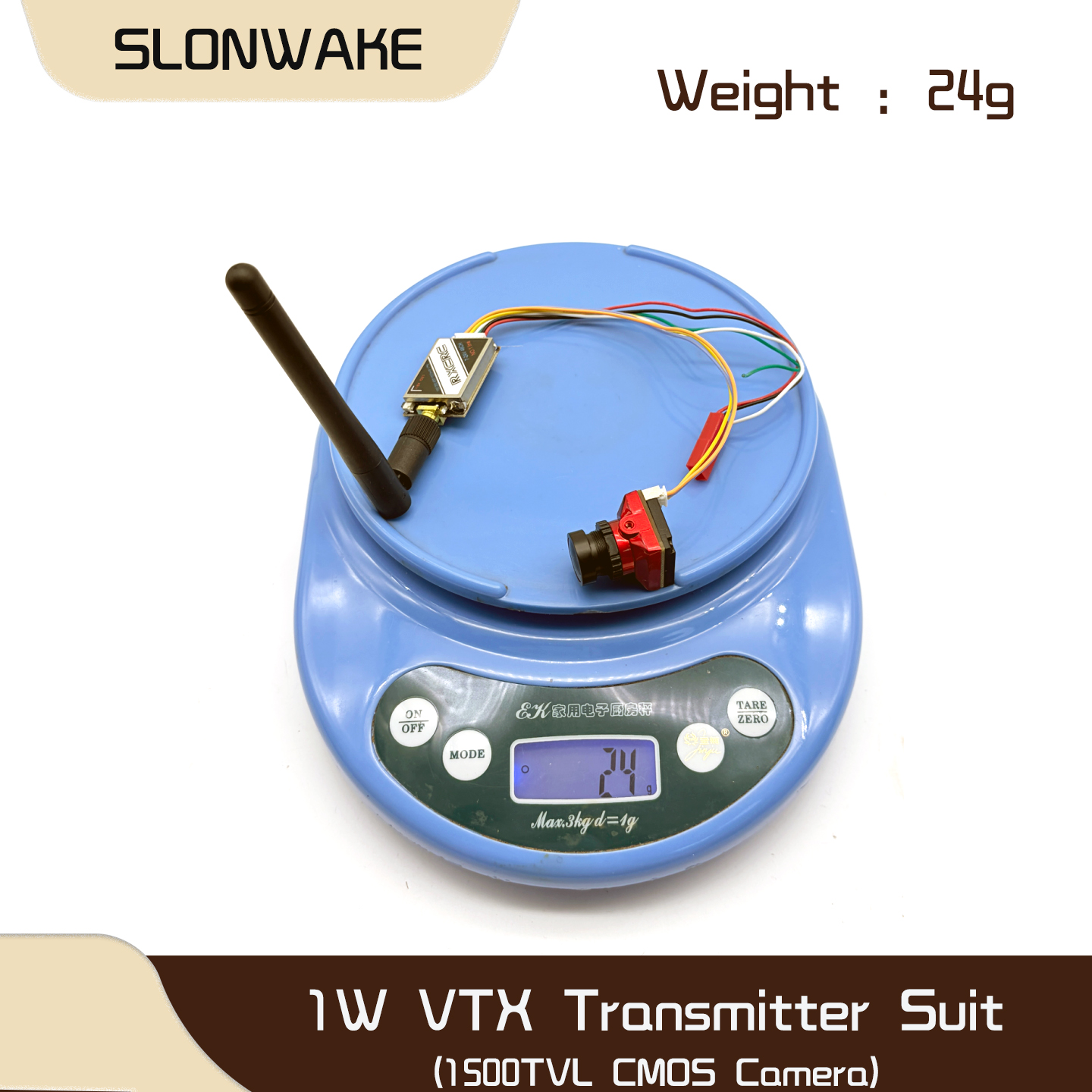 SLONWAKE  5.8G 48CH 1W VTX 100 - Fpv Drone Camera avis et prix