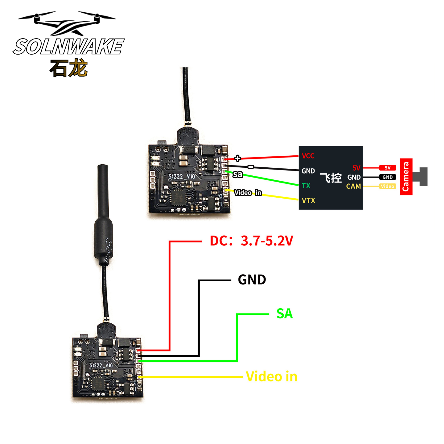 SLONWAKE Nano 5.8G 48CH 200mW  - Fpv Drone Transmitter avis et prix