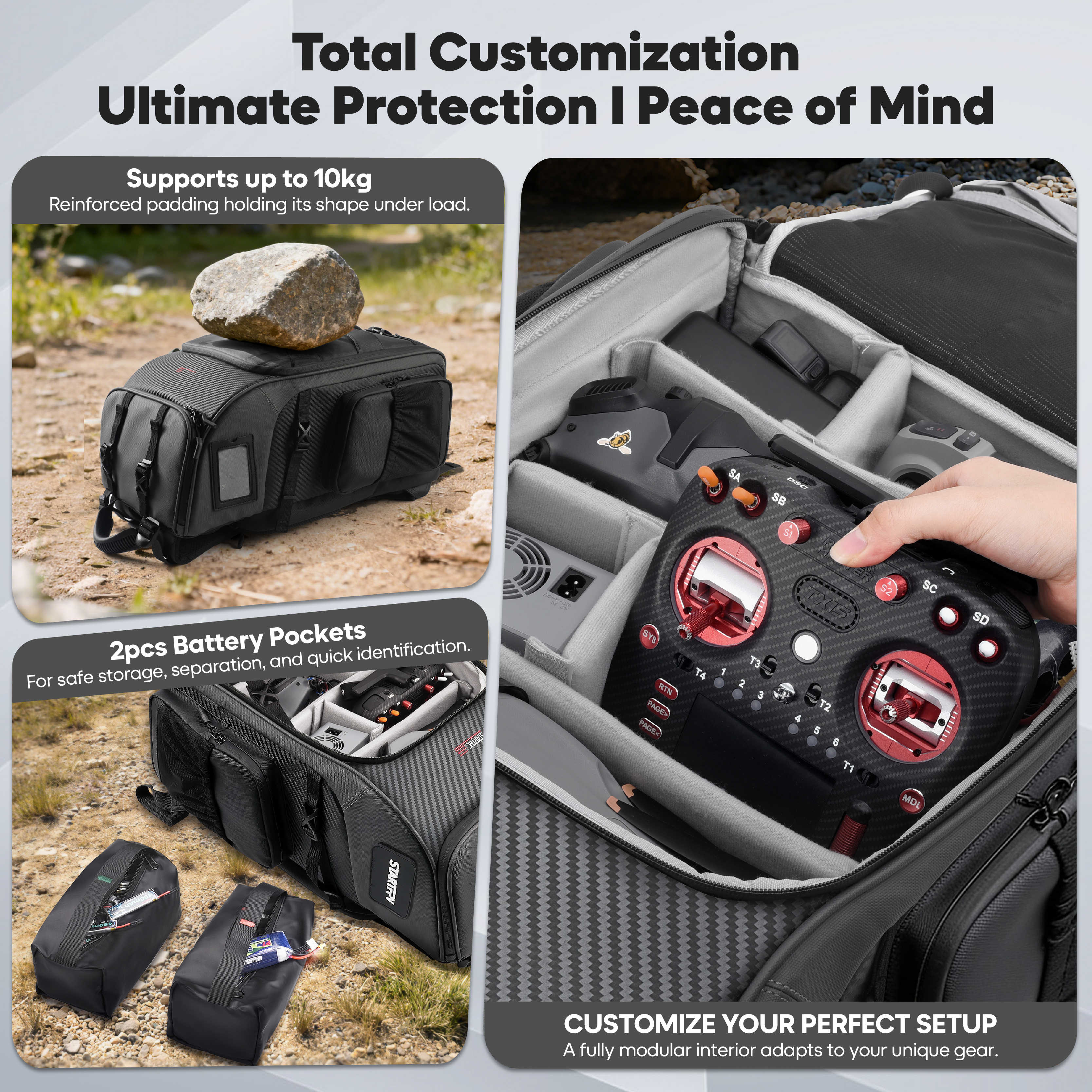 FPV Drone Backpack 40L Profess - Fpv Drone Bag avis et prix