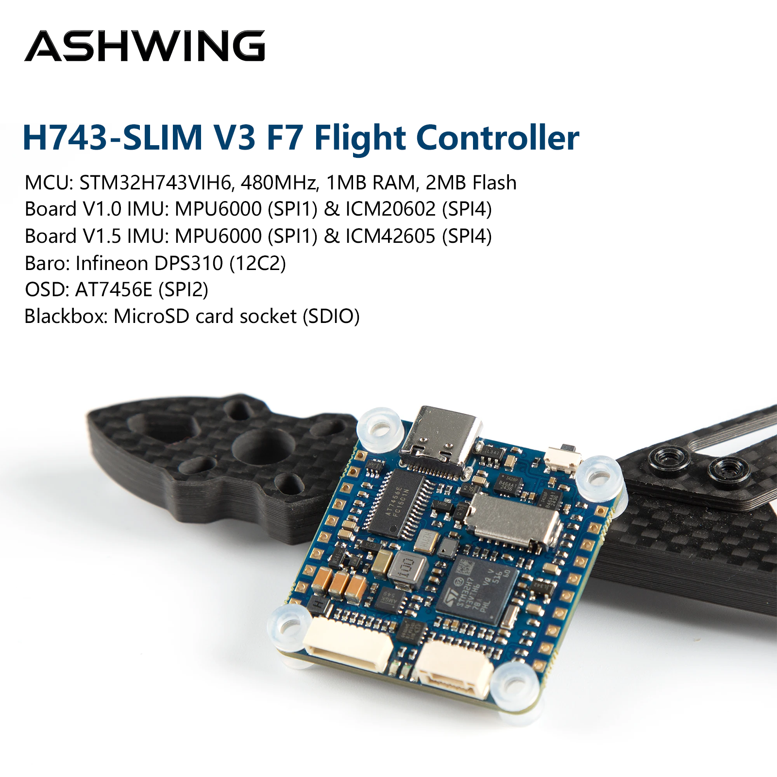 H743-SLIM V3 Flight Controller - Fpv Drone Flight Controller avis et prix