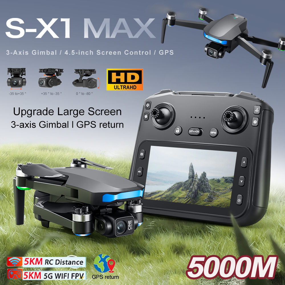 New S-X1 MAX Drone GPS 8K Prof - Fpv Drone Charger avis et prix