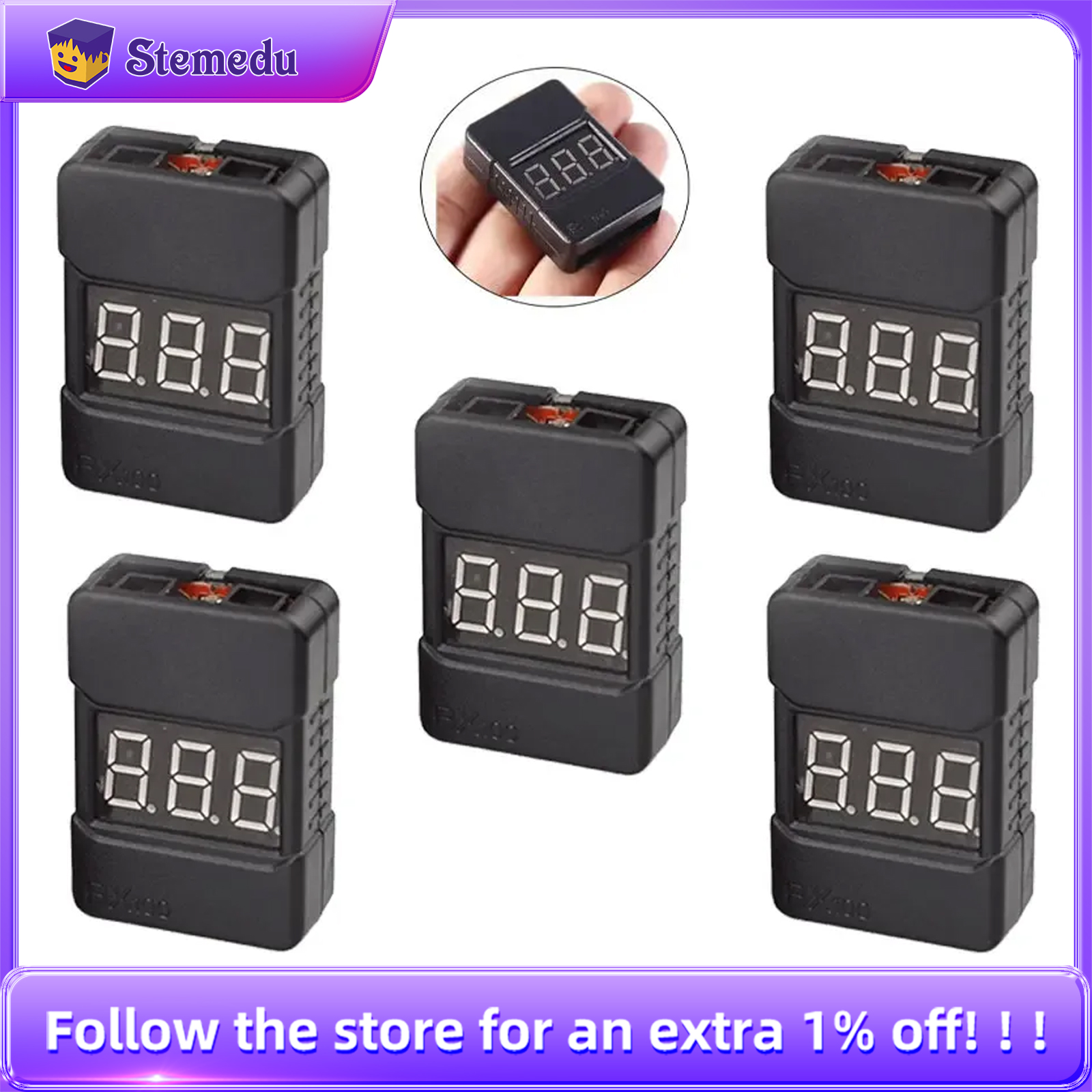 BX100 1-8S Lipo Battery Voltag - Fpv Drone Bag avis et prix