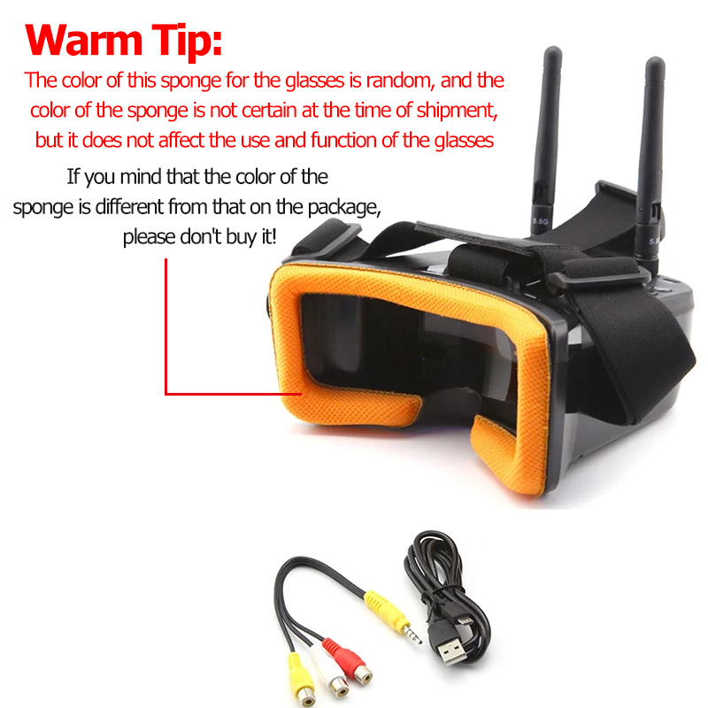 VR009 FPV Video Goggles 3Inch  - Fpv Drone Goggles avis et prix