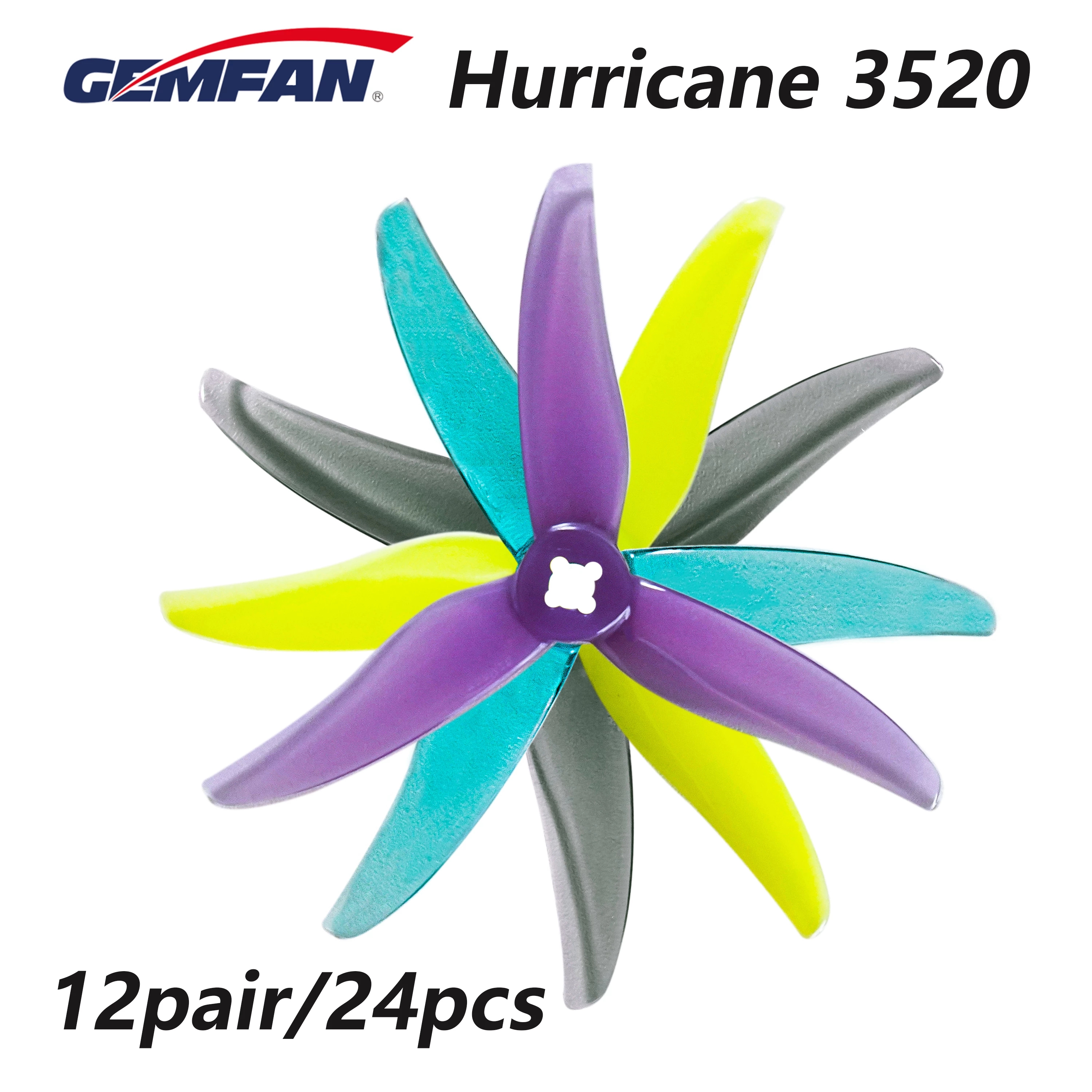 24pcs/12pairs Gemfan Hurricane - Fpv Drone Goggles avis et prix